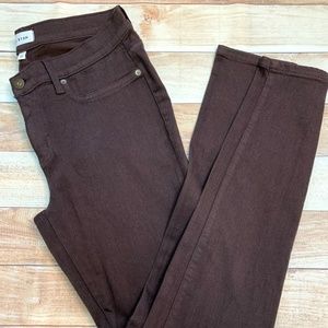 New Lila Ryan Liza Skinny Brown Jeans